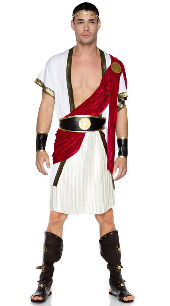 Men's Caesar Stunner Costume, Men's Roman General Costume - Yandy.com
