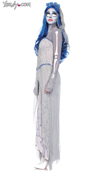 Corpse Bride Costume, Bridal Costume, Zombie Bride Costume