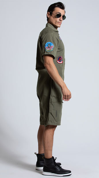 Men's Top Gun Flight Suit - Khaki