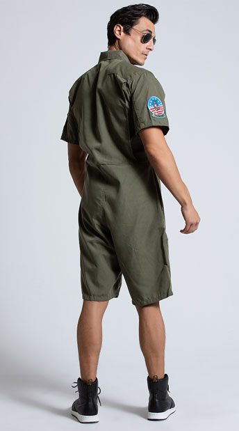 Men's Top Gun Flight Suit - Khaki