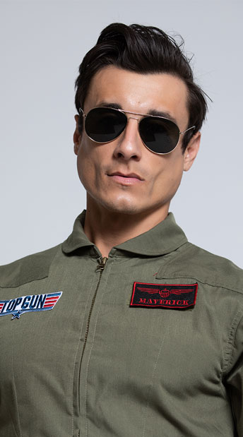 Men's Top Gun Flight Suit - Khaki