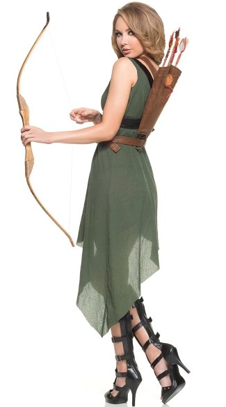 Sexy Archer Costume, Warrior Princess Costume