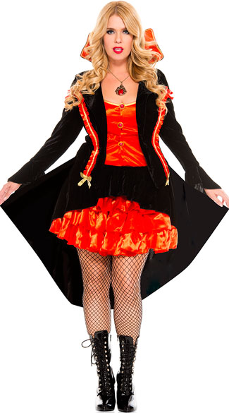 Plus Size Vampire Babe Costume, sexy plus size vampire babe costume ...