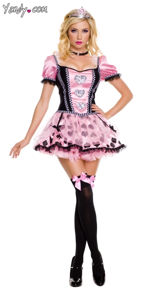 Pink Couture Queen of Hearts Costume, Queen of Hearts Halloween Costume ...