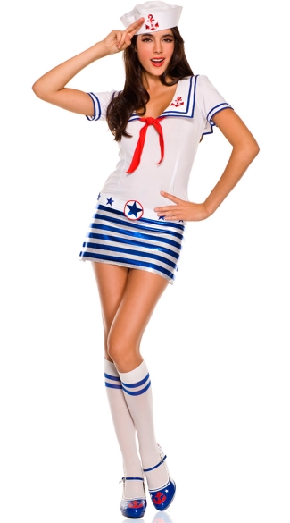 Shipmate Sailor Costume, Navy Sailor Costume, Sailor Girl Costume