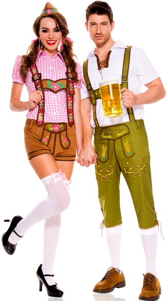 Beer Festival Couples Costume, Oktoberfest Couples Costume, Couples ...