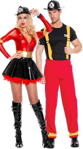 Smokin Hot Firefighter Couples Costume, Smokin Hot Firefighter Costume ...