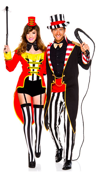 Radiant Ringmasters Couples Costume, Radiant Ringmaster Costume, sexy ...