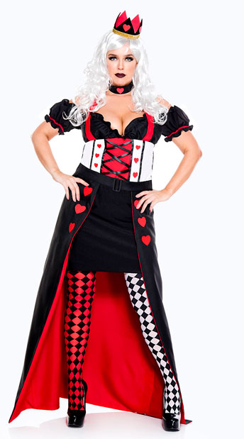 Plus Size Enchanting Royal Heart Queen, plus size sexy queen of hearts ...