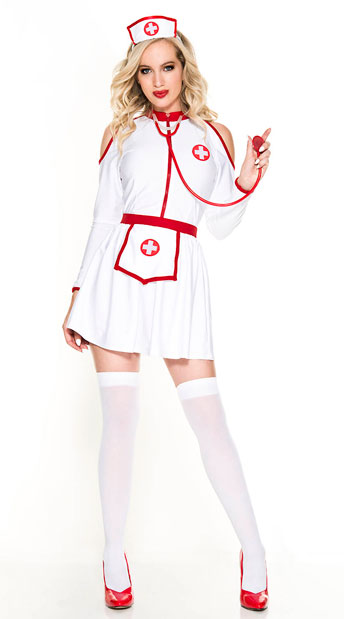 Hot Shot Nurse Costume, Sexy Nurse Costume - Yandy.com Nurse Halloween ...