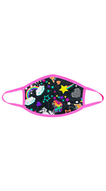 Girl Crush Spaced Out Face Mask, Stylish Face Mask - Yandy.com