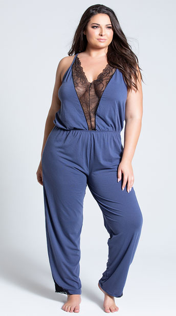 lounge jumpsuit plus size