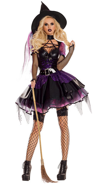 $22.47 (reg $70) Amethyst Pentagram Witch Costume