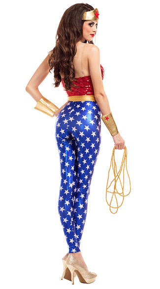 Glamorous Wonderlady Costume - As Shown