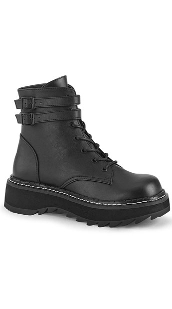 vegan combat boots women's