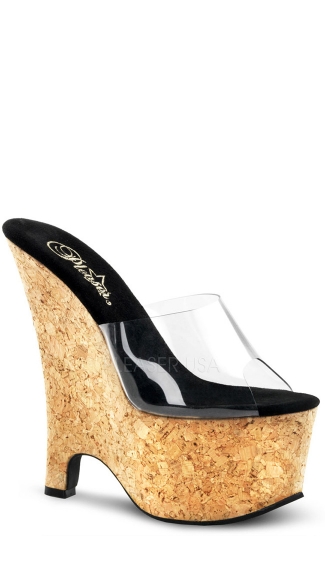 6 inch cork wedges