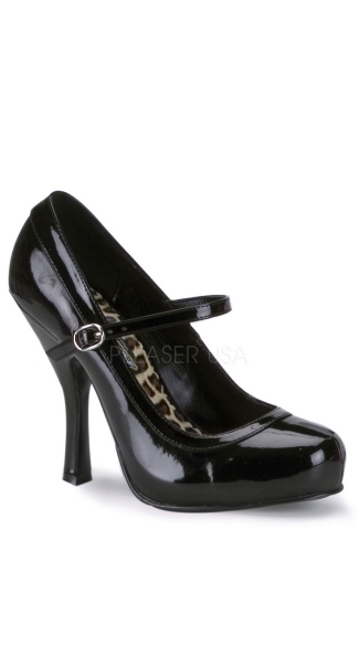 2 inch black heels with strap