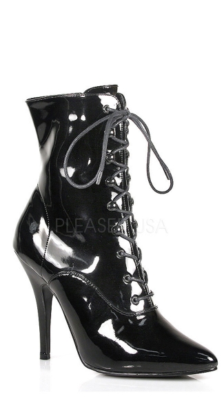 Lace Up Ankle Boot, 5 Inch Ankle Boot, Sexy Gangster Costume Boots ...