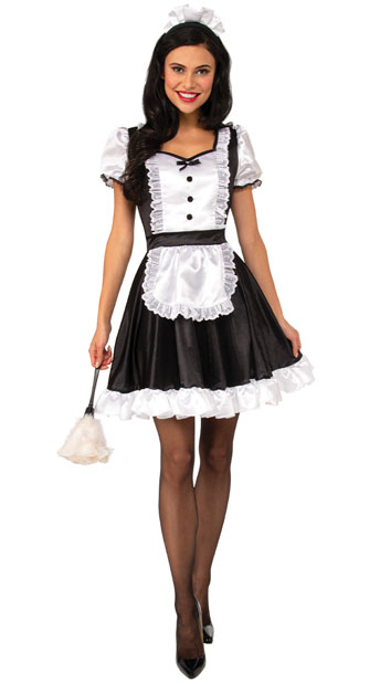 Flirty French Babe Costume Sexy Maid Costume