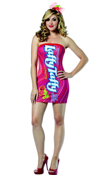 Laffy Taffy Tube Dress Costume, Sexy Laffy Taffy Costume, Sexy Taffy ...