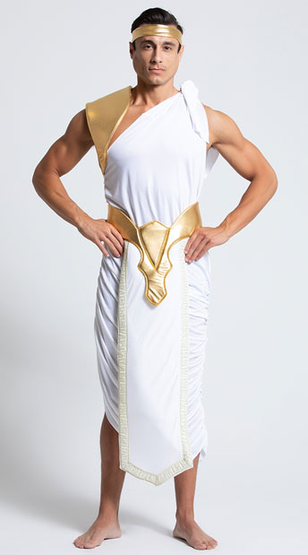white toga costume
