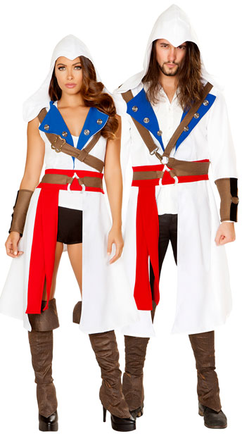 The Assassins Couples Costume, The Assassins Protector Costume, sexy ...