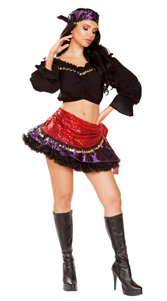 black gypsy costume