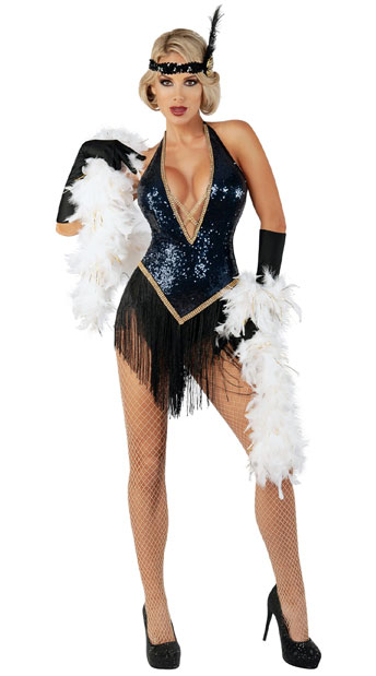 short 20s costumes with fringe