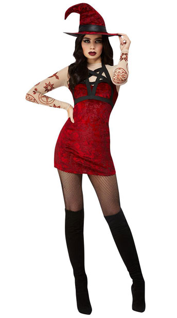 Satanic Witch Costume, Satan Hell Costume - Yandy.com