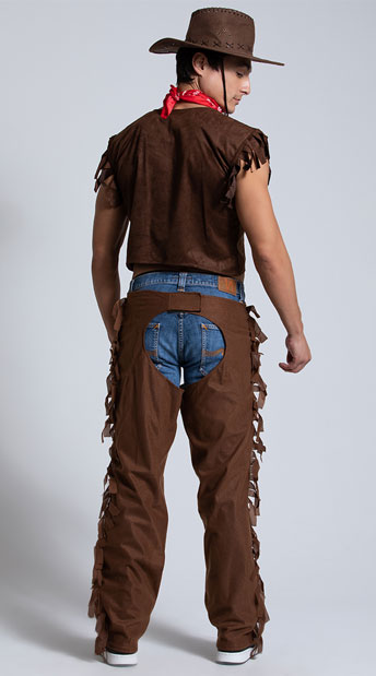 Men's Saddle and Straddle Cowboy Costume, Mens Sexy Halloween Costume ...