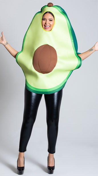 Guacward Avocado Costume Avocado Food Costume 