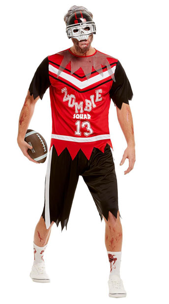Men's Zombie Footballer Costume, men's zombie costume - Yandy.com