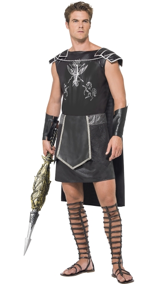 Men's Hunky Gladiator Costume, Roman Gladiator Costume, Spartan Costume