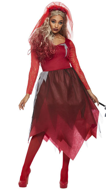 bloody bridesmaid costume