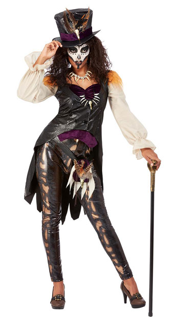 Voodoo Witch Doctor Costume Sexy Witch Costume 7657