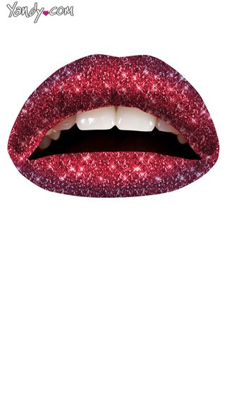 Red Velvet Lip Kit from Violent Lips, Red Velvet Temporary Lip Tattoo