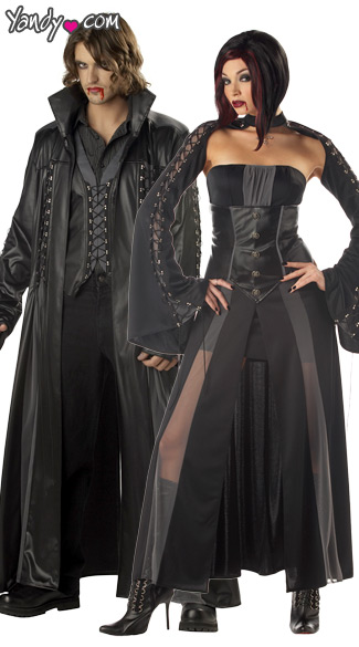 Vampire Couples Costume, Baron and Baroness Couples Costume, Bloodshed ...