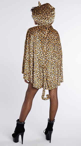 Yandy Lazy Leopard Costume, Animal Print Poncho - Yandy.com