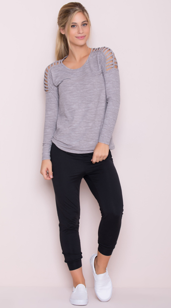 Yandy Plus Size Relaxed Jogger Capris, plus size gym capris - Yandy.com