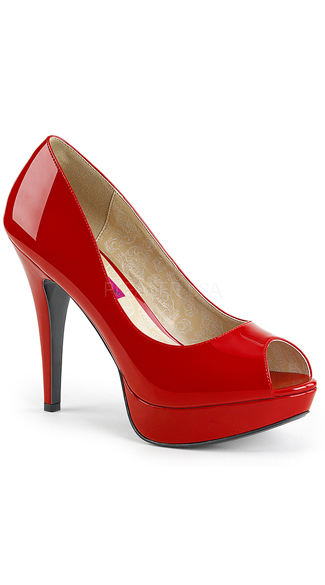 22CM Peep Toe Pumps