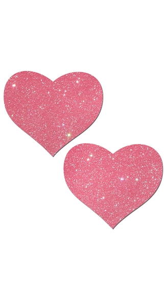 Pastease Red Glitter Heart - One Size Fits All Pasties