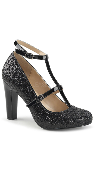 glitter pumps new look