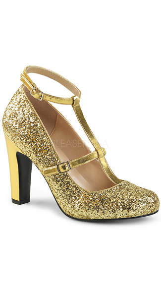glitter pumps new look