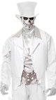 Ghost Groom Costume, Skeleton Groom Costume, Scary Groom Suit Costume