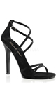 Gala Simplicity Sandals, Strappy Black Sandals - Yandy.com