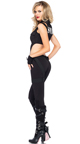 SWAT Girl Costume, SWAT Knockout Costume, SWAT Catsuit Costume