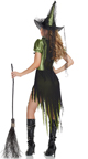 Seductress Emerald Witch Costume, Sexy Green Witch Costumes, Flirty ...