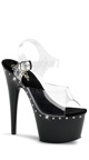 7 Inch Heel Platform Ankle Strap Sandal, 7