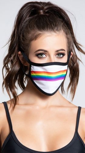 Rainbow Printed Face Mask