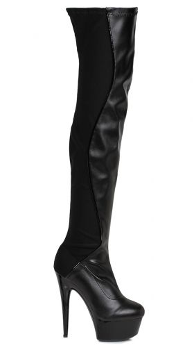 women's leather thigh high boots